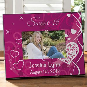 Sweet Sixteen Personalized Birthday Picture Frames