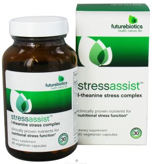 Futurebiotics   StressAssist L Theanine Stress Complex   60 Vegetarian Capsules
