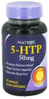 Natrol   5 HTP 50 mg.   45 Capsules