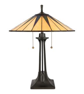Gotham 2 Light Table Lamps in Vintage Bronze TF6668VB