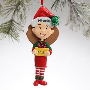 Mom Character Personalized Christmas Ornaments