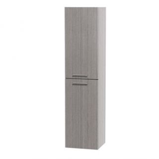 Bailey Wall Cabinet by Wyndham Collection   Gray Oak