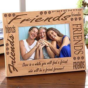 Personalized Friends Custom Wood Picture Frame