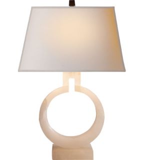 E.F. Chapman Ring 1 Light Table Lamps in Alabaster Natural Stone CHA8969ALB NP