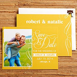 Photo Wedding Save The Date Cards   Simply In Love