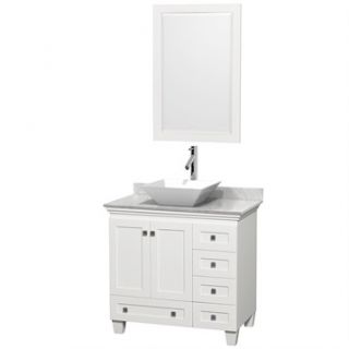 Acclaim 36 Single Bathroom Vanity for Vessel Sink by Wyndham Collection   White