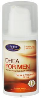 Life Flo   DHEA For Men With Ginseng & Saw Palmetto Double Strength 30 mg.   4 oz.