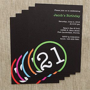 Personalized Birthday Party Invitations   Perfectly Aged