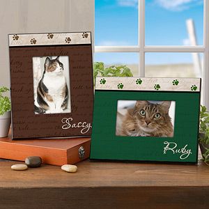 Personalized Cat Picture Frame   Good Kitty