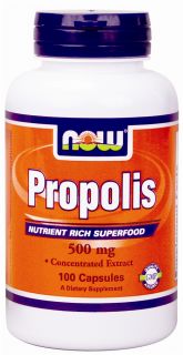 NOW Foods   Propolis 500 mg.   100 Capsules