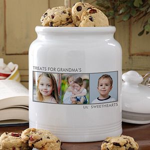 Personalized Cookie Jars   Picture Perfect Three Photos