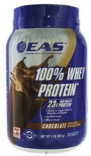 EAS   100% Whey Protein Powder Chocolate   2 lbs.