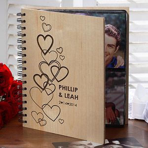 Personalized Photo Albums   Hearts of Love