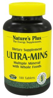 Natures Plus   Ultra Mins Multiple Mineral Supplement   180 Tablets