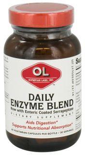 Olympian Labs   Daily Enzyme Blend   60 Vegetarian Capsules