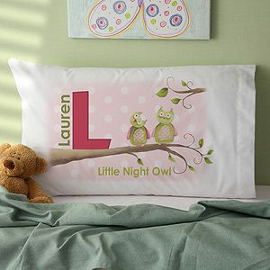 Personalized Kids Pillowcases   Owl About You