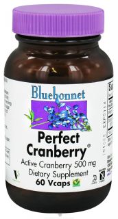 Bluebonnet Nutrition   Perfect Cranberry 500 mg.   60 Vegetarian Capsules