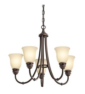 Durham 5 Light Chandeliers in Olde Bronze 42064OZ