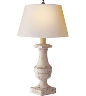 E.F. Chapman Balustrade 1 Light Table Lamps in Old White SL3339OW NP