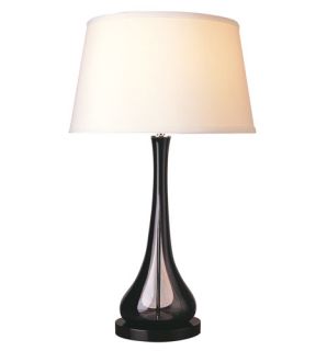 Kai 1 Light Table Lamps in Ebony Laquer And Clear Midnight TT5690