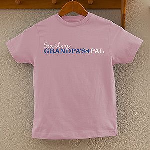 Fathers Day Gifts    Personalized Grandson T Shirt   Grandpas Favorite