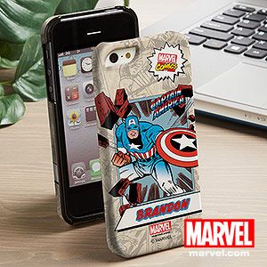 Personalized Marvel Comics iPhone 5 Case   Spiderman, Iron Man, Wolverine, Hulk