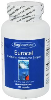 Allergy Research Group   Eurocel Traditional Herbal Liver Support   180 Capsules