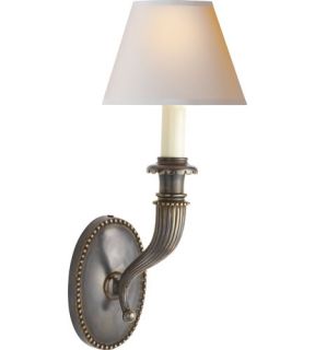 E.F. Chapman Fluted 1 Light Wall Sconces in Bronze With Wax CHD2465BZ NP
