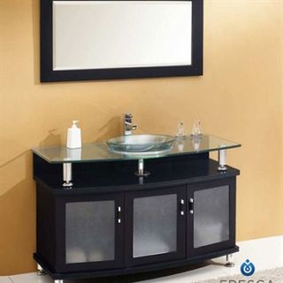 Fresca Contento 48 Espresso Modern Bathroom Vanity with Mirror