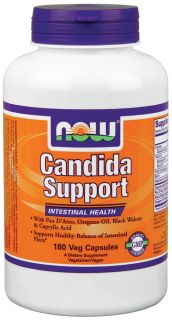 NOW Foods   Candida Support   180 Vegetarian Capsules