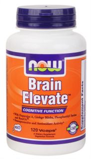 NOW Foods   Brain Elevate Vegetarian   120 Vegetarian Capsules
