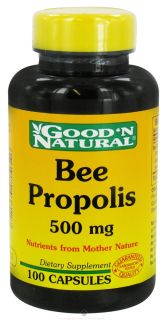 Good N Natural   Bee Propolis 500 mg.   100 Capsules
