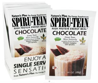 Natures Plus   Spiru Tein High Protein Energy Meal Chocolate   1 Packet