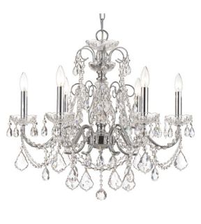 Imperial 6 Light Chandeliers in Polished Chrome 3226 CH CL MWP
