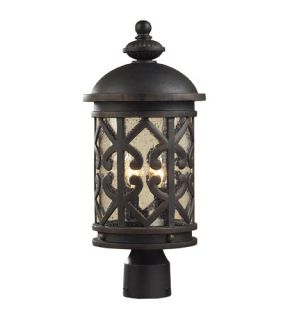 Tuscany Coast 2 Light Post Lights & Accessories in Weathered Charcoal 42064/2