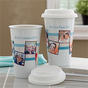 Personalized Travel Tumblers   Photo Message