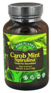 Pure Planet   Carob Mint Spirulina Endurance Support   4 oz.