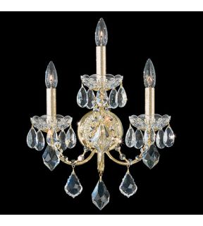 Century 3 Light Wall Sconces in Gold 1703 20