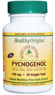 Healthy Origins   Pycnogenol 100 mg.   30 Vegetarian Capsules