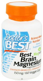 Doctors Best   Best Brain Magnesium 150 mg.   60 Vegetarian Capsules