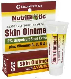 Nutribiotic   GSE Skin Ointment 2% with Lysine   0.5 oz.