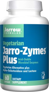 Jarrow Formulas   Jarro Zymes Plus Vegetarian   60 Vegetarian Capsules