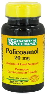 Good N Natural   Policosanol 20 mg.   30 Softgels