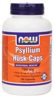 NOW Foods   Psyllium Husk Caps 700 mg.   180 Capsules