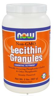 NOW Foods   Lecithin Granules Non GMO   2 lbs.
