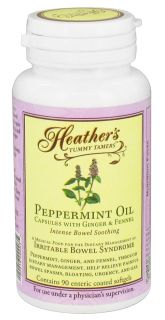 Heathers Tummy Care   Tummy Tamers Peppermint Oil   90 Enteric Coated Softgels