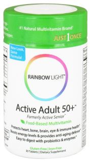 Rainbow Light   Active Adult 50+ Multivitamin   30 Tablets