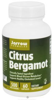 Jarrow Formulas   Citrus Bergamot 500 mg.   60 Capsules