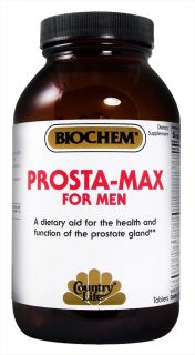 Country Life   Prosta Max for Men   200 Tablets Formerly Biochem