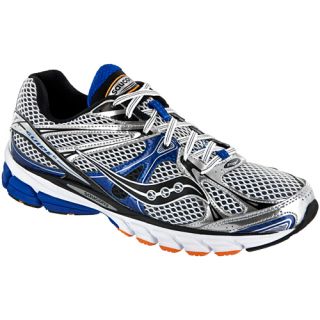 Saucony Guide 6 Saucony Mens Running Shoes White/Blue/Orange